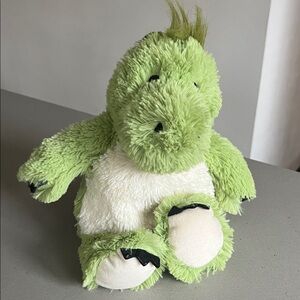 Warrie Green Dinosaur Heatable. Chillable. Weighted. Scented.